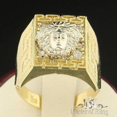 versace pinky ring mens|Versace gold chains for men.